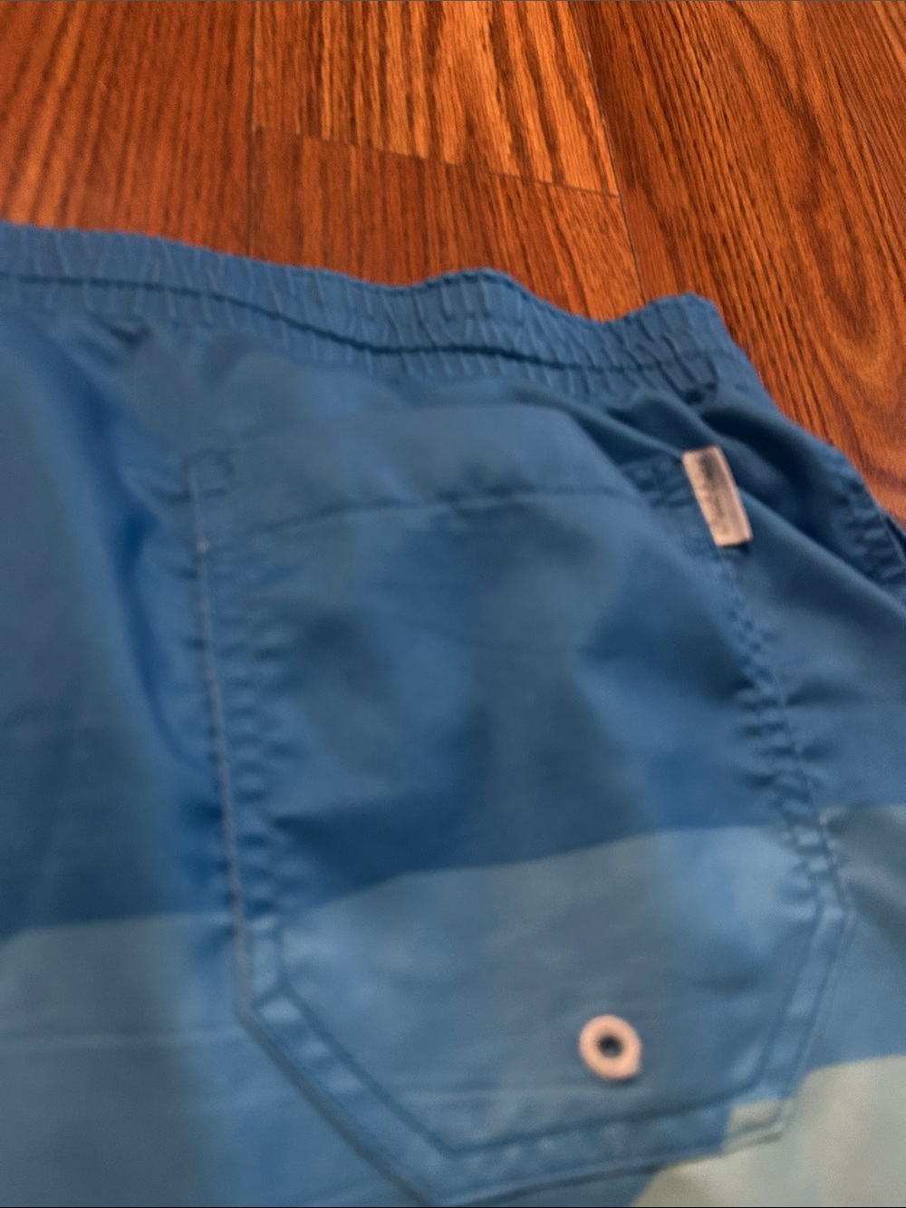Chubbies Men's XXL Pocket Blue Ombre‎ Shark Drawstring Swim Trunks - Picture 5 of 7